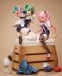 Preview: Poyoyon Rock Artwork Collection PVC Statue 1/5.5 Pink Sukumizu 18 cm