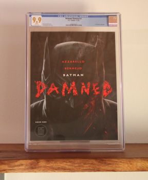 Batman: Damned #1 9.9 MINT Weiße Seiten CGC