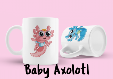 Baby Axolotl Tasse (Mädchen)