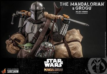 Star Wars The Mandalorian Actionfiguren Doppelpack 1/6 The Mandalorian & Grogu Deluxe Version 30 cm