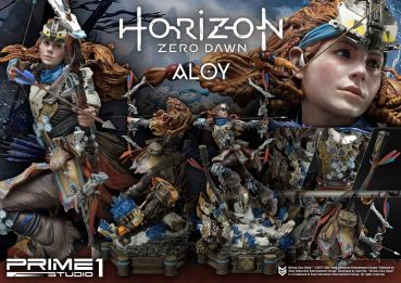 Horizon Zero Dawn Statue 1/4 Aloy Shield Weaver Armor Set 70 cm