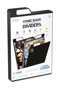 Ultimate Guard Premium Comic Book Dividers Black (25)