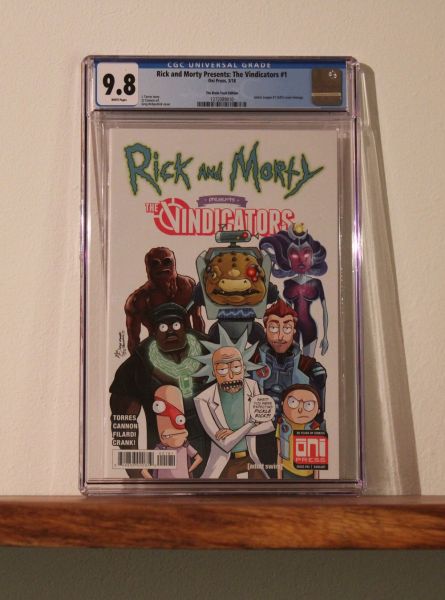 Rick and Morty Presents: The Vindicators #1 9.8 WHITE Pages CGC