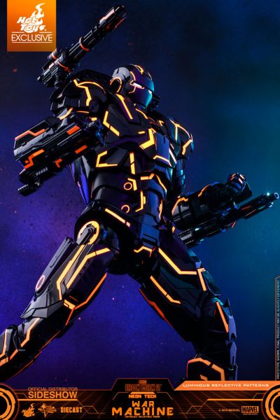 Marvel: Neon Tech War Machine 1:6 Scale Figure