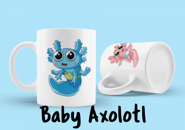 Baby Axolotl Tasse (Junge)