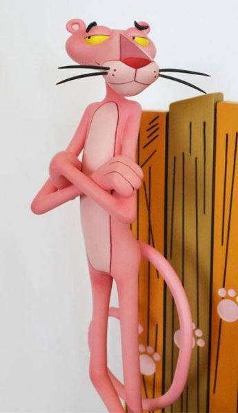 The Pink Panther Statue Pink Panther & The Inspector 41 cm