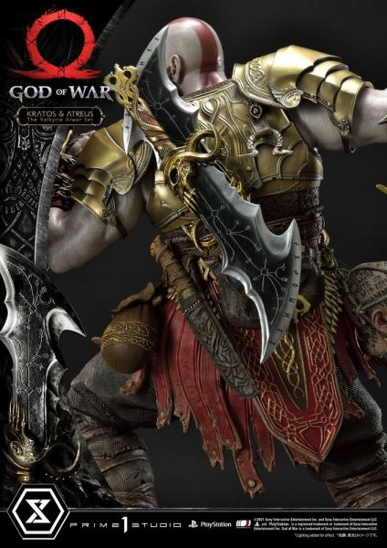 God of War Premium Masterline Series Statue Kratos and Atreus in the Valkyrie 72 cm