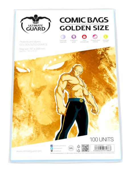 Ultimate Guard Comic Bags Golden Size (100)